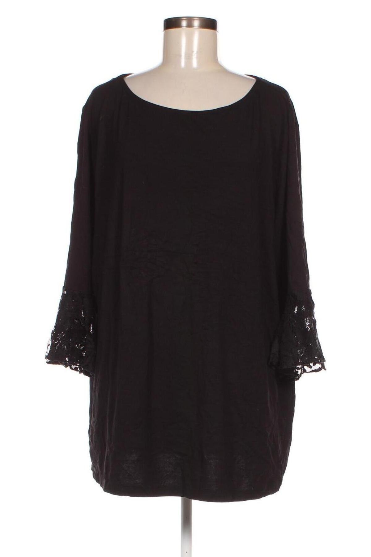 Дамска блуза Fair Lady, Размер 3XL, Цвят Черен, Цена 19,00 лв.