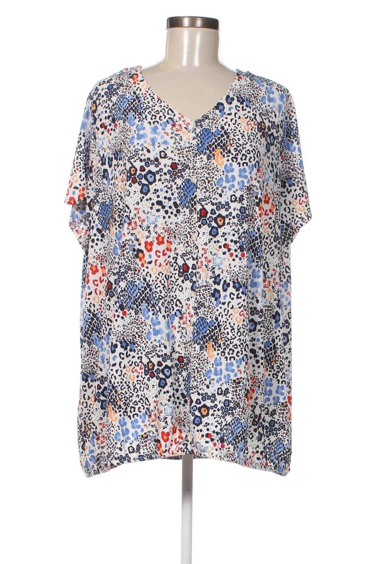 Дамска блуза Gina Benotti, Размер 3XL, Цвят Многоцветен, Цена 11,40 лв.