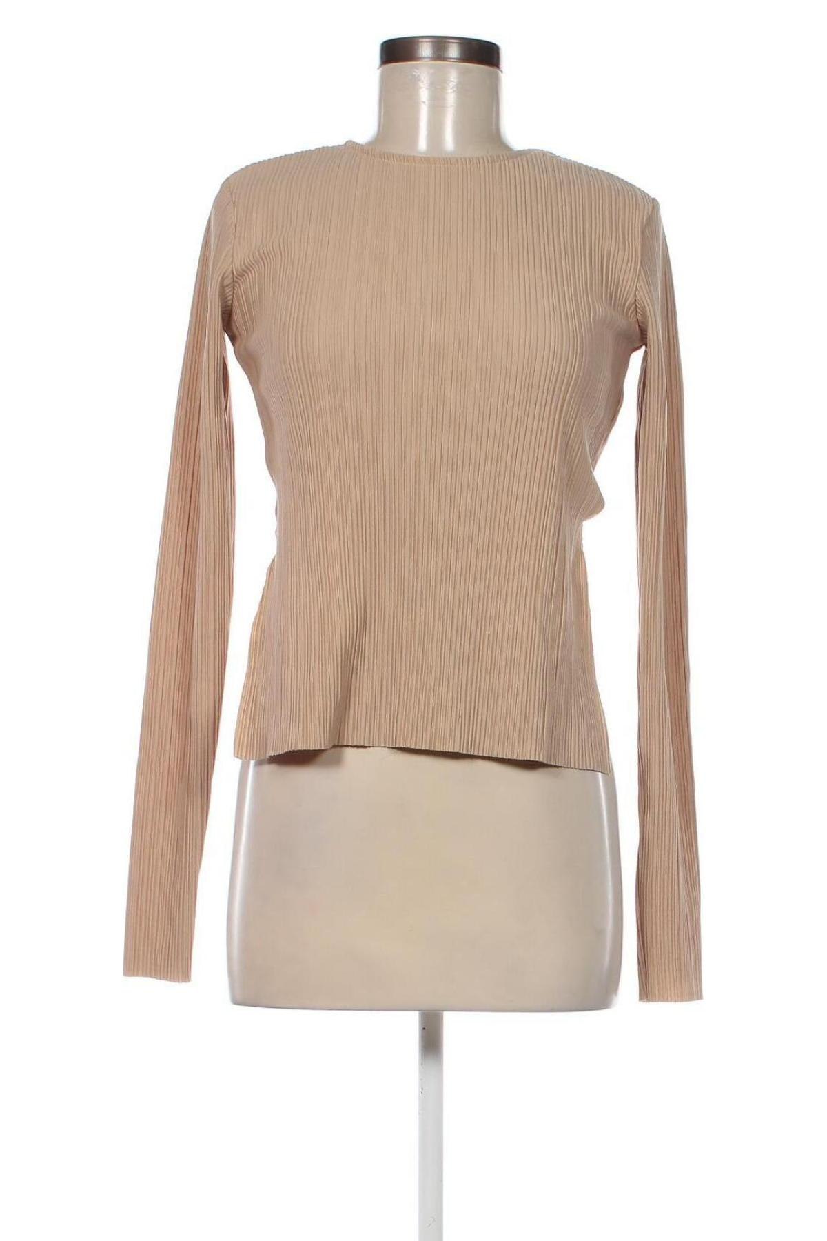 Γυναικεία μπλούζα Gina Tricot, Μέγεθος XS, Χρώμα  Μπέζ, Τιμή 3,09 €