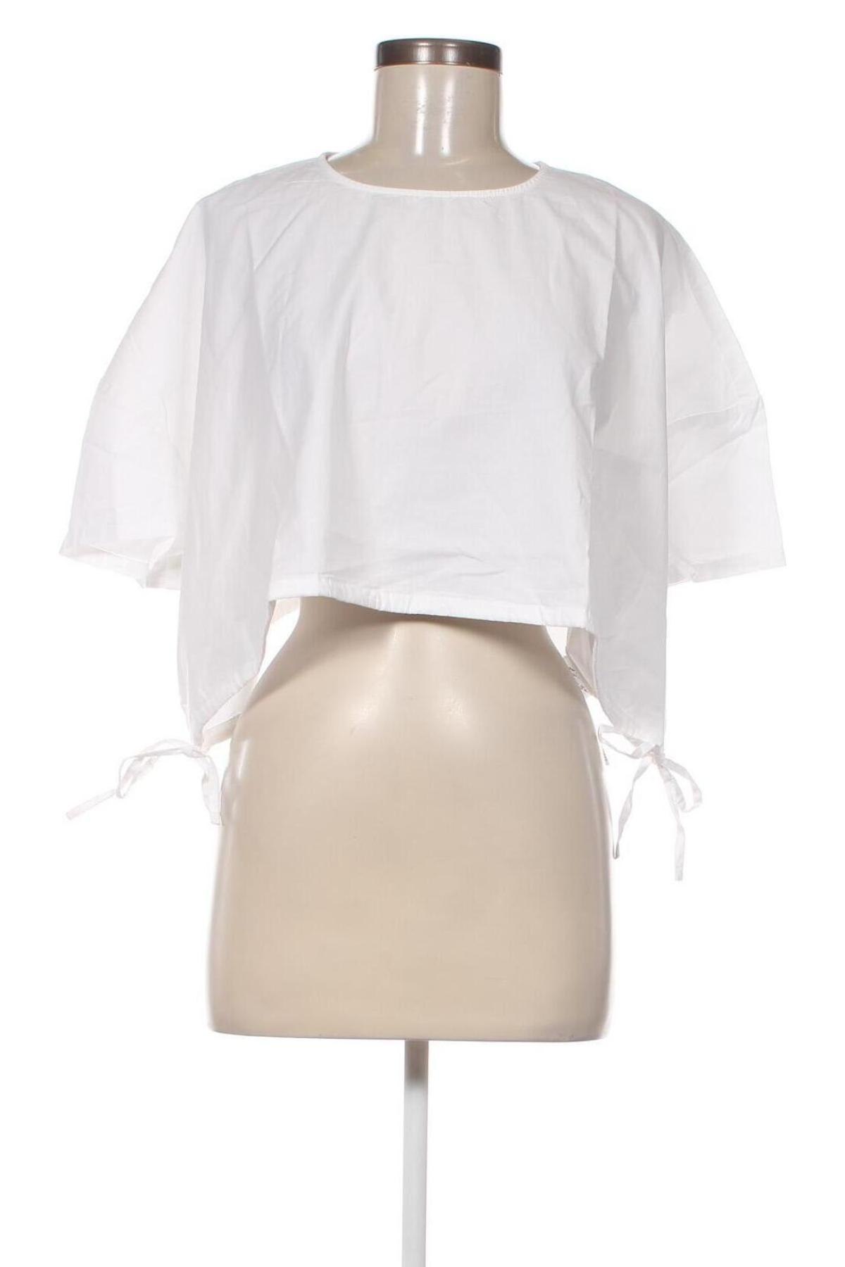 Γυναικεία μπλούζα Gina Tricot, Μέγεθος XL, Χρώμα Λευκό, Τιμή 6,80 €