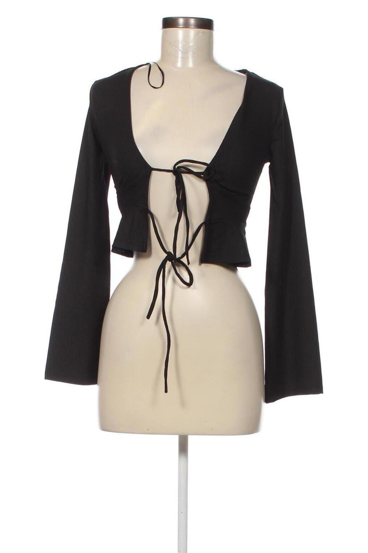 Дамска блуза Gina Tricot, Размер XS, Цвят Черен, Цена 6,00 лв.