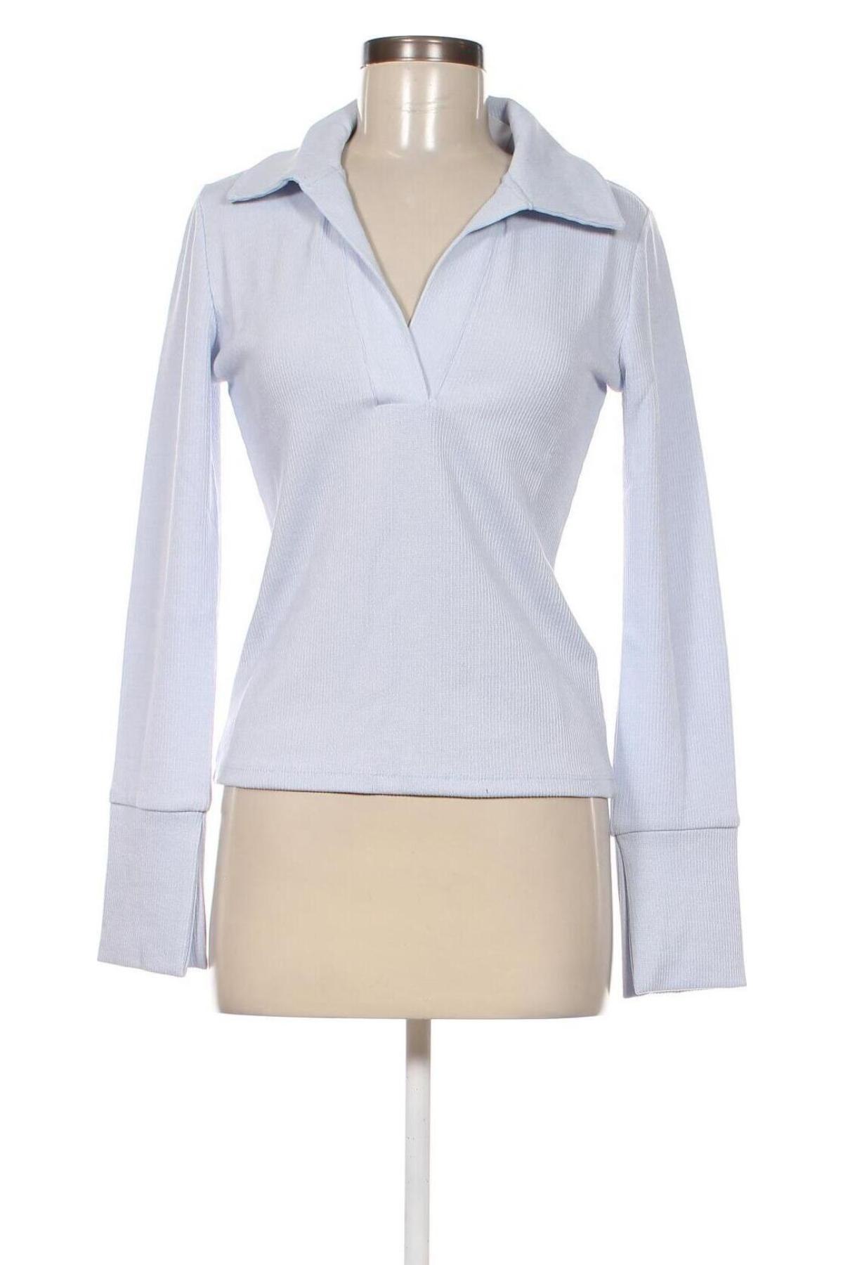 Дамска блуза Gina Tricot, Размер XL, Цвят Син, Цена 12,80 лв.