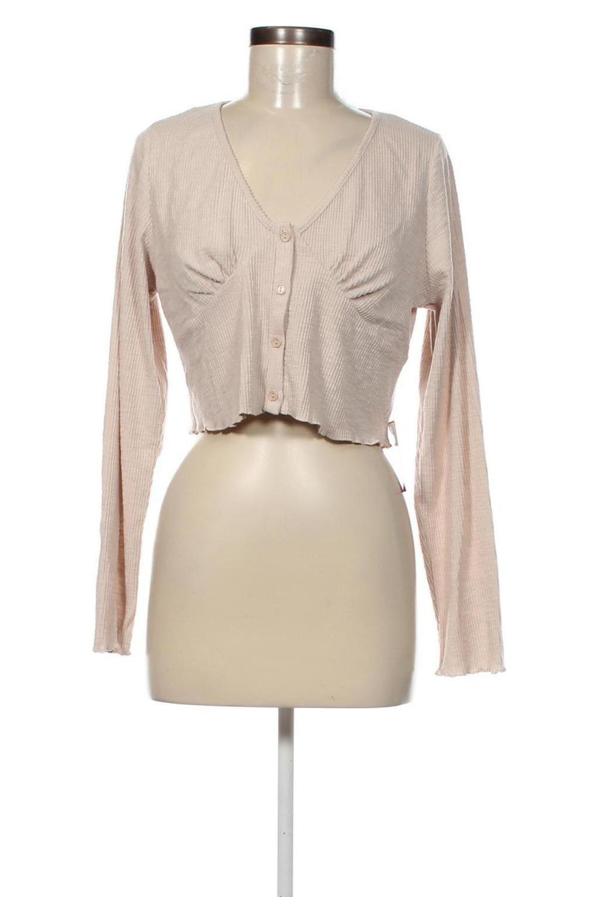 Дамска блуза Glamorous, Размер XL, Цвят Бежов, Цена 10,80 лв.
