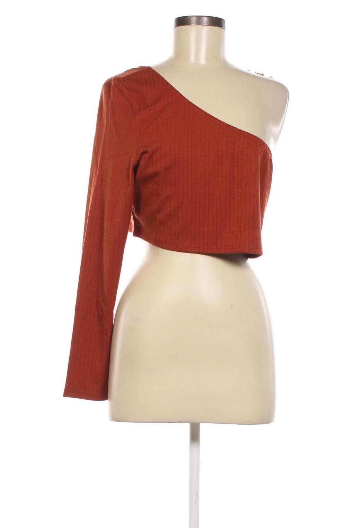 Γυναικεία μπλούζα Glamorous, Μέγεθος XL, Χρώμα Πορτοκαλί, Τιμή 20,04 €