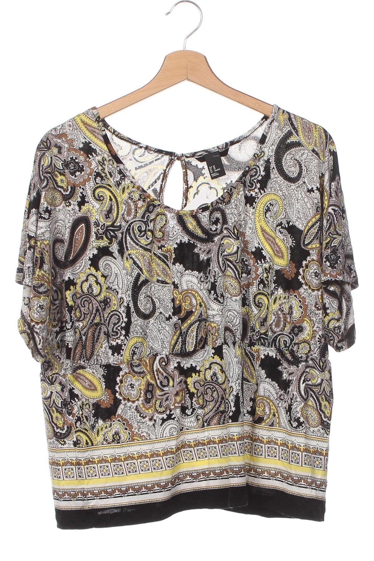 Γυναικεία μπλούζα H&M, Μέγεθος XS, Χρώμα Πολύχρωμο, Τιμή 3,90 €