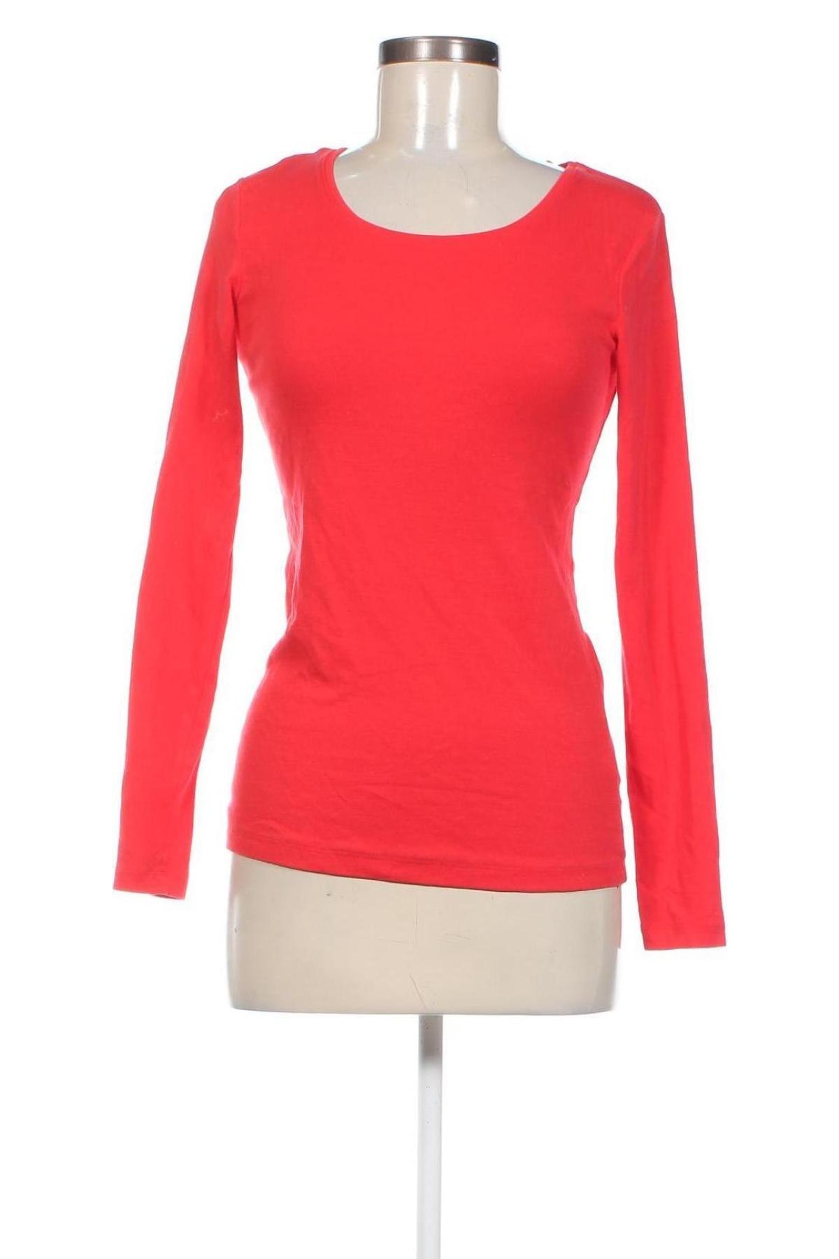Γυναικεία μπλούζα H&M L.O.G.G., Μέγεθος M, Χρώμα Κόκκινο, Τιμή 4,00 €