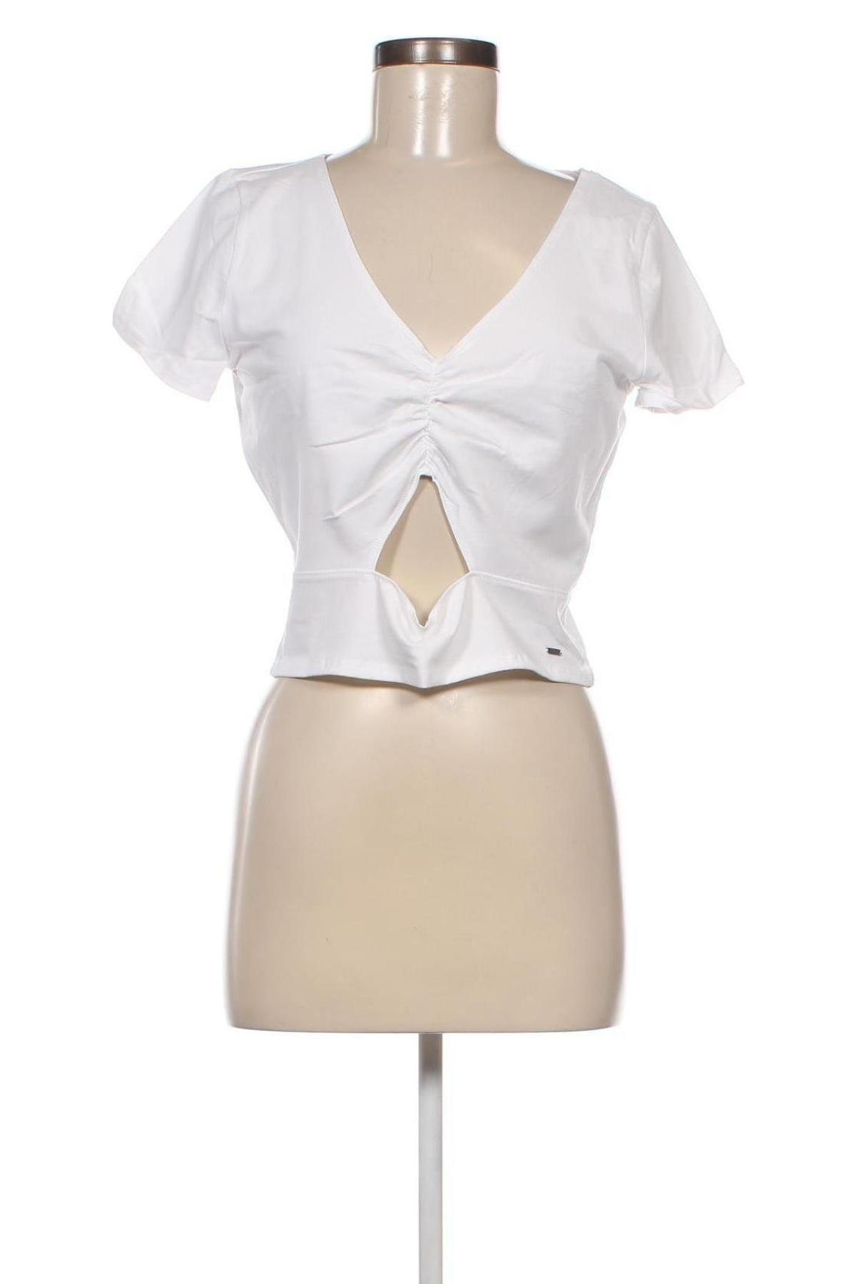Дамска блуза Hollister, Размер XL, Цвят Бял, Цена 18,00 лв.