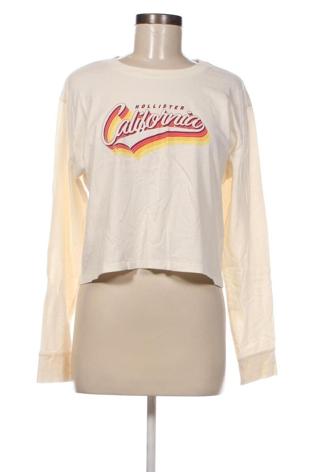 Γυναικεία μπλούζα Hollister, Μέγεθος L, Χρώμα Κίτρινο, Τιμή 5,57 €