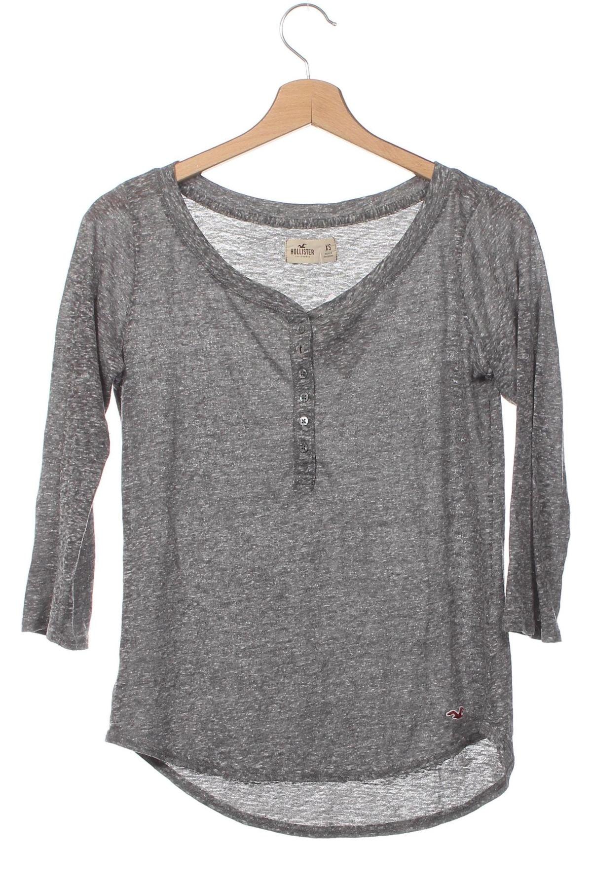 Damen Shirt Hollister, Größe XS, Farbe Grau, Preis 5,19 €