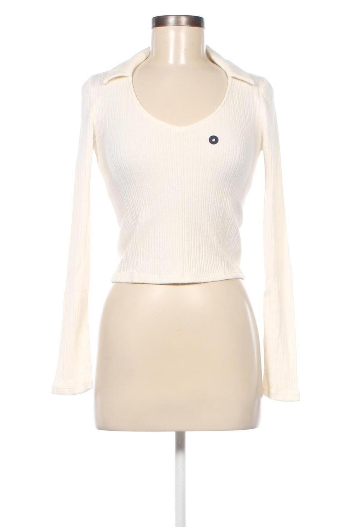 Γυναικεία μπλούζα Hollister, Μέγεθος M, Χρώμα Εκρού, Τιμή 7,42 €