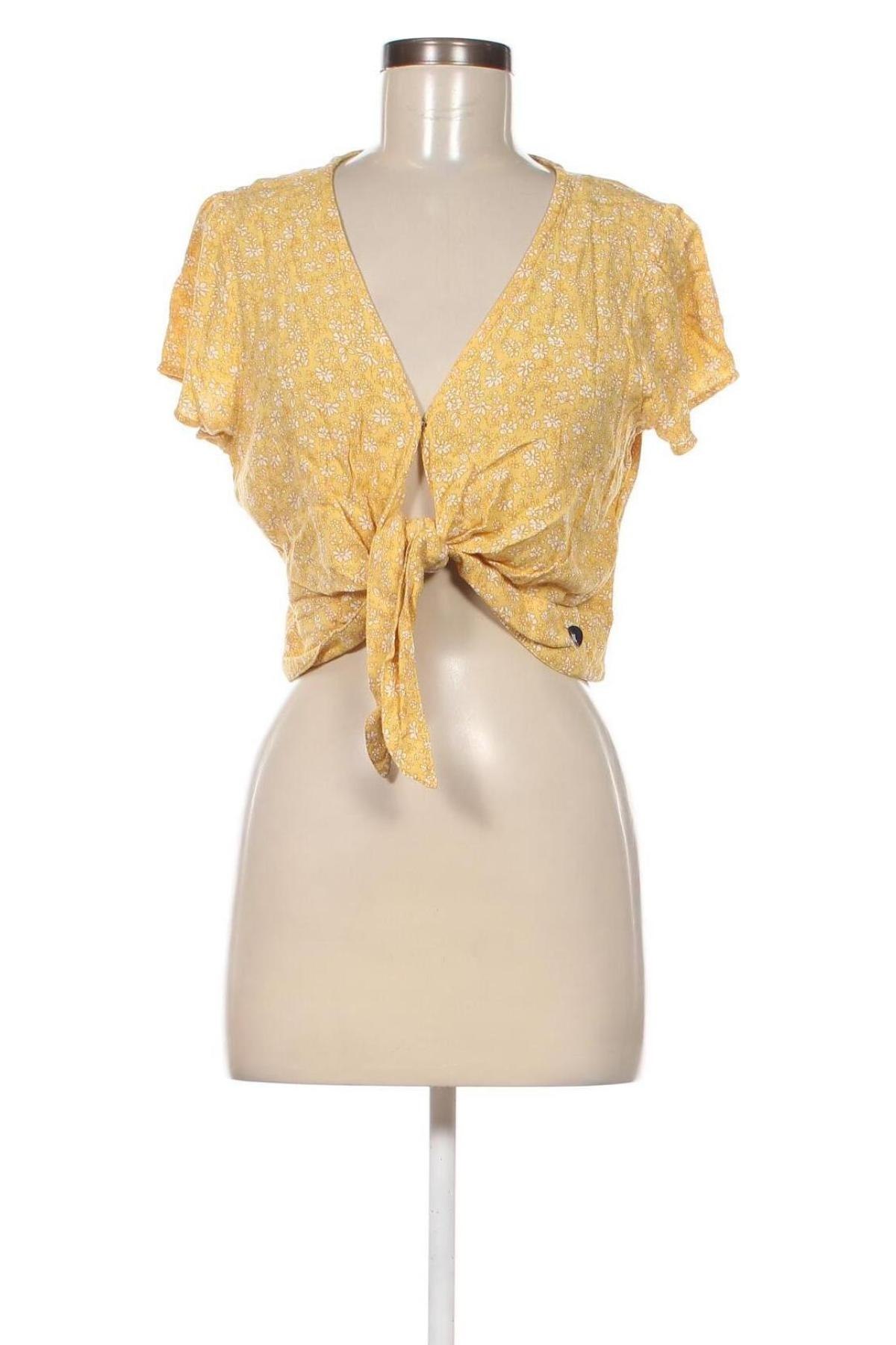 Дамска блуза Hollister, Размер XL, Цвят Жълт, Цена 10,80 лв.