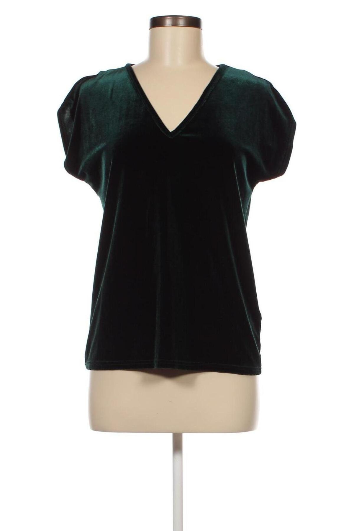 Дамска блуза Ichi, Размер S, Цвят Зелен, Цена 17,34 лв.