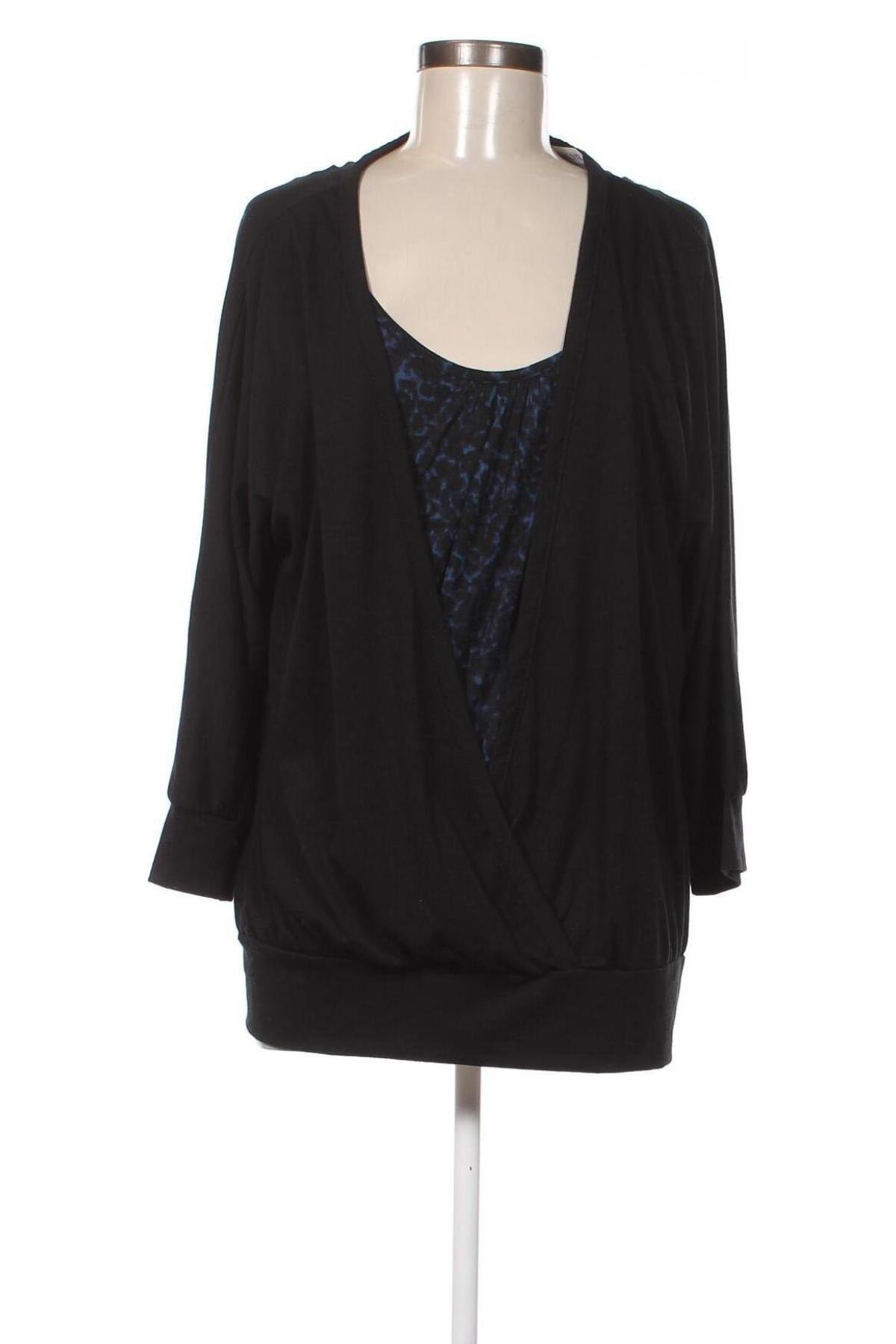 Γυναικεία μπλούζα Janina, Μέγεθος XL, Χρώμα Μαύρο, Τιμή 3,06 €