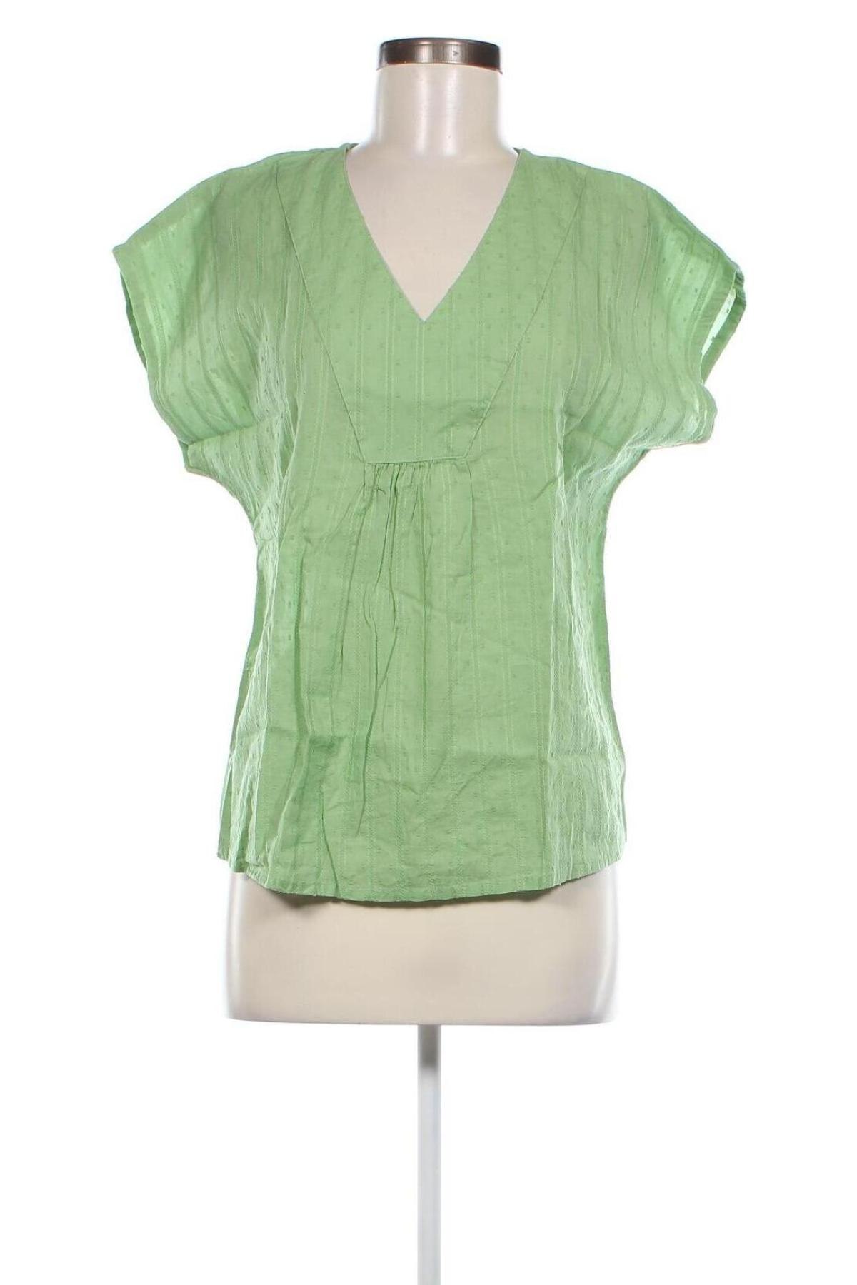 Γυναικεία μπλούζα Kaffe, Μέγεθος M, Χρώμα Πράσινο, Τιμή 37,11 €