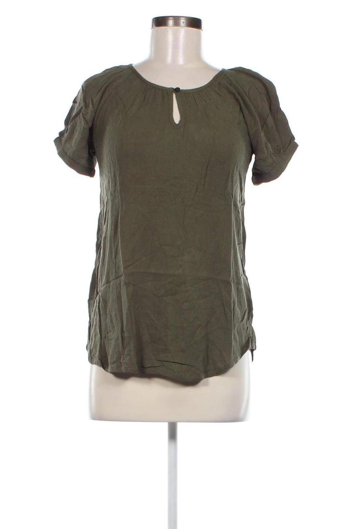 Γυναικεία μπλούζα Kaffe, Μέγεθος XS, Χρώμα Πράσινο, Τιμή 37,11 €