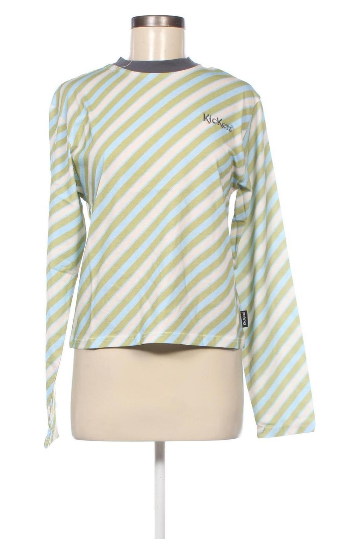Γυναικεία μπλούζα Kickers, Μέγεθος S, Χρώμα Πολύχρωμο, Τιμή 9,28 €