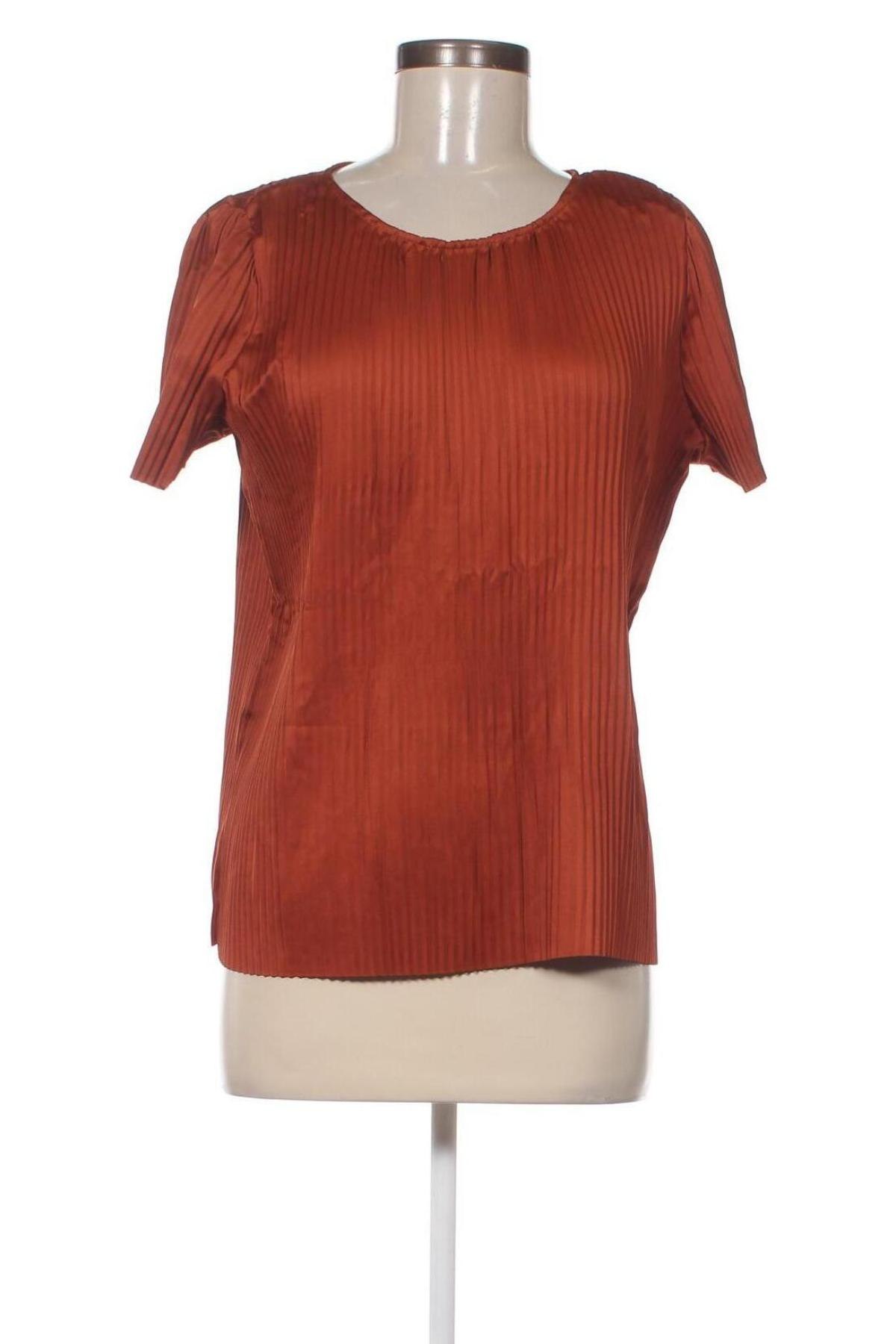 Damen Shirt Knowledge Cotton Apparel, Größe S, Farbe Braun, Preis 26,29 €