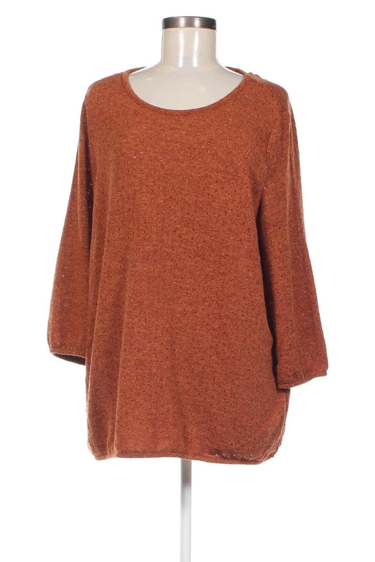Дамска блуза Laura Torelli, Размер L, Цвят Кафяв, Цена 5,13 лв.