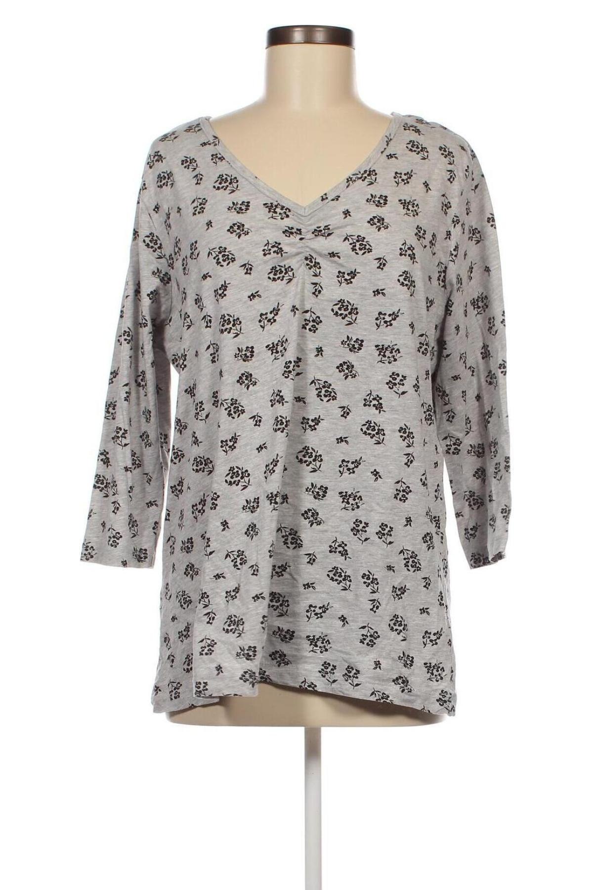 Γυναικεία μπλούζα Laura Torelli, Μέγεθος XL, Χρώμα Γκρί, Τιμή 4,70 €