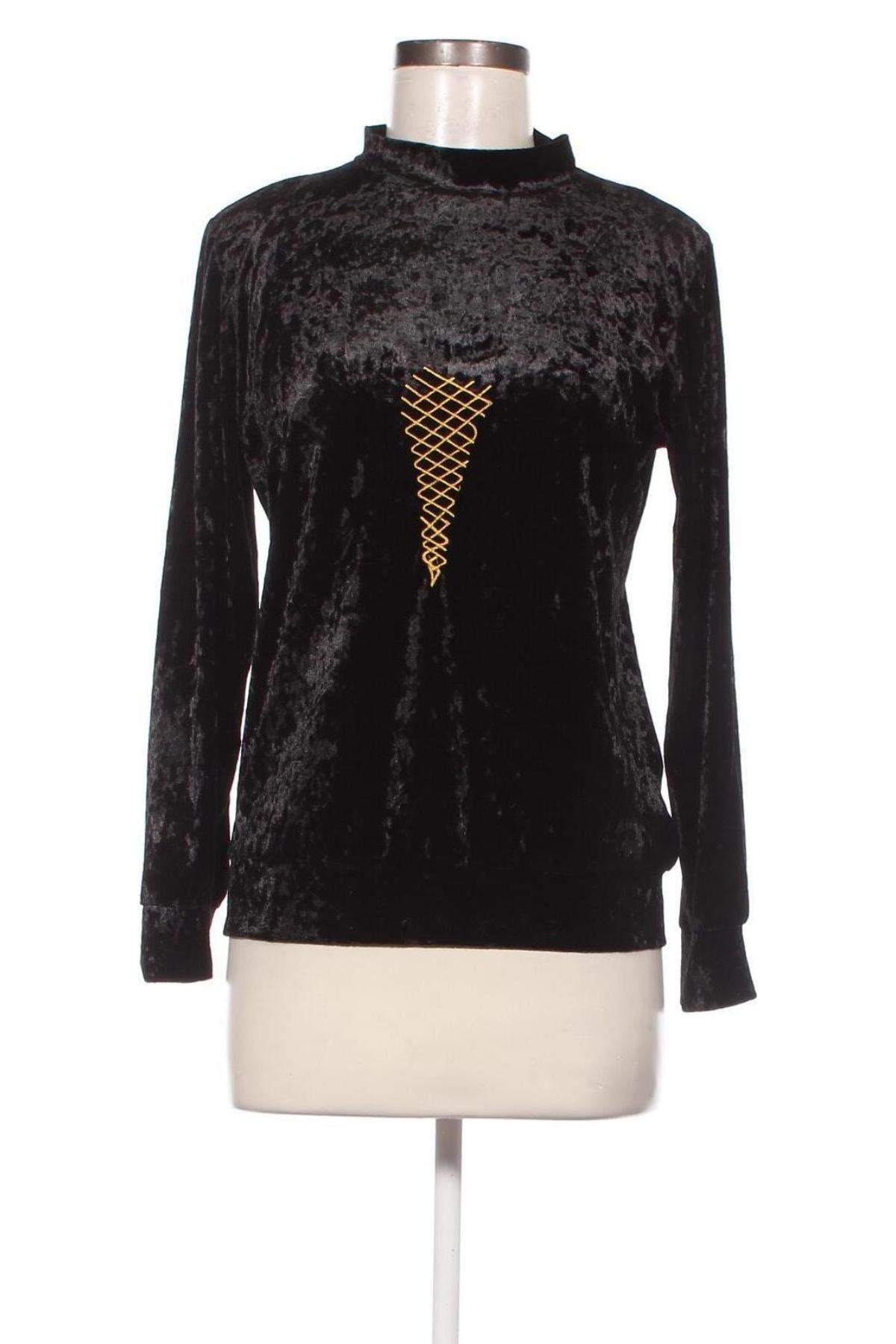 Дамска блуза Layers, Размер M, Цвят Черен, Цена 17,34 лв.