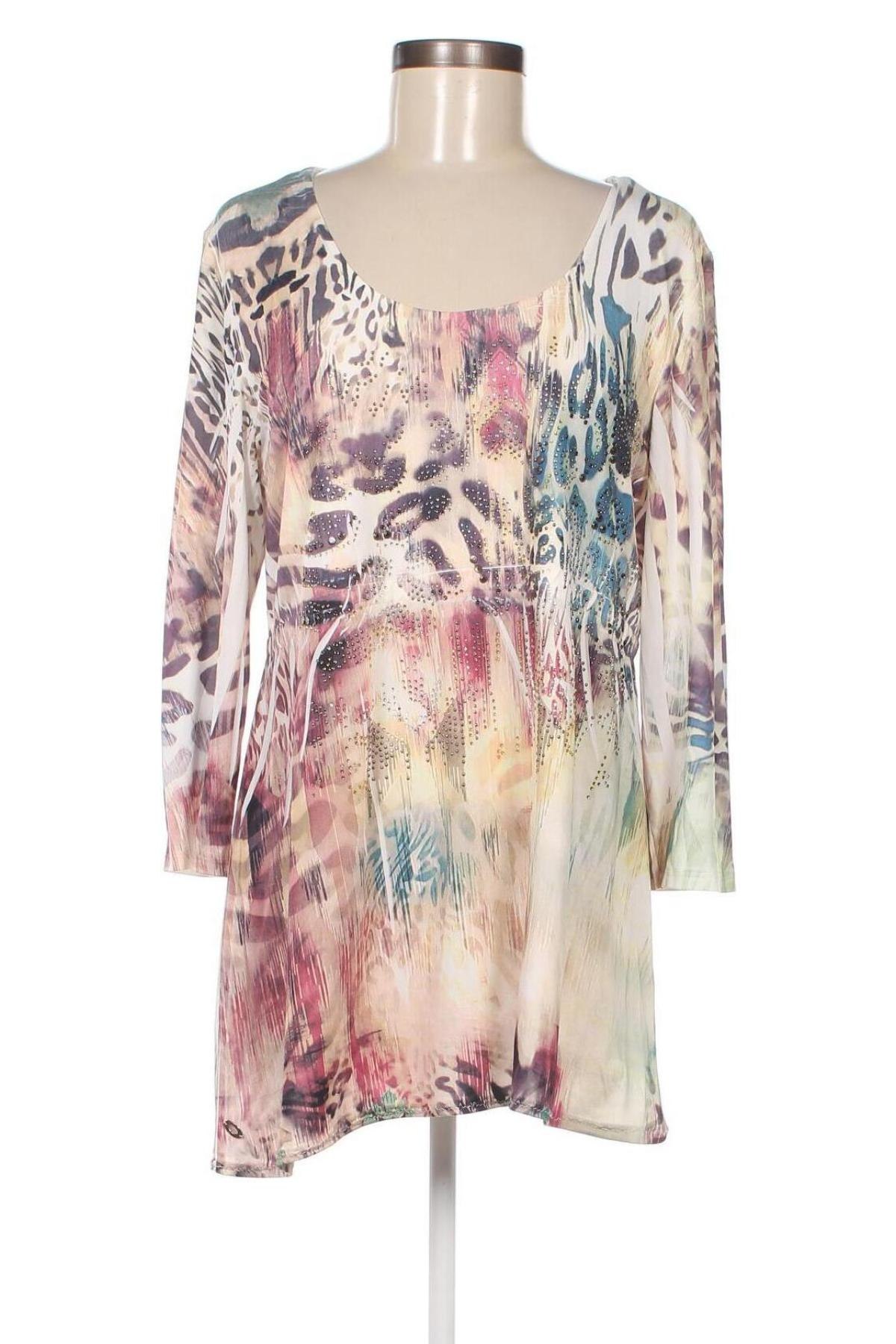 Γυναικεία μπλούζα Lisa Tossa, Μέγεθος XXL, Χρώμα Πολύχρωμο, Τιμή 12,56 €