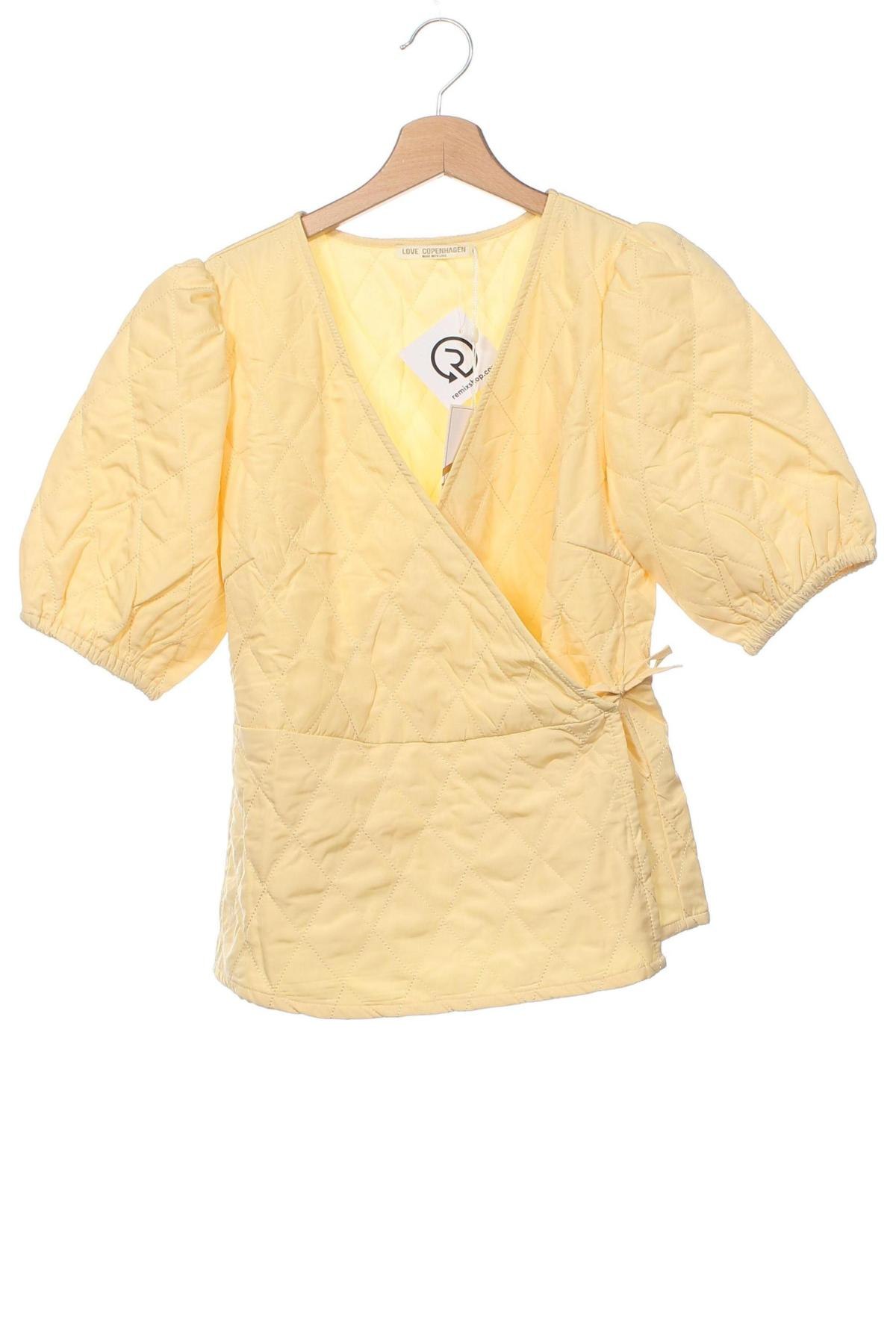 Γυναικεία μπλούζα Love Copenhagen, Μέγεθος XS, Χρώμα Κίτρινο, Τιμή 26,82 €