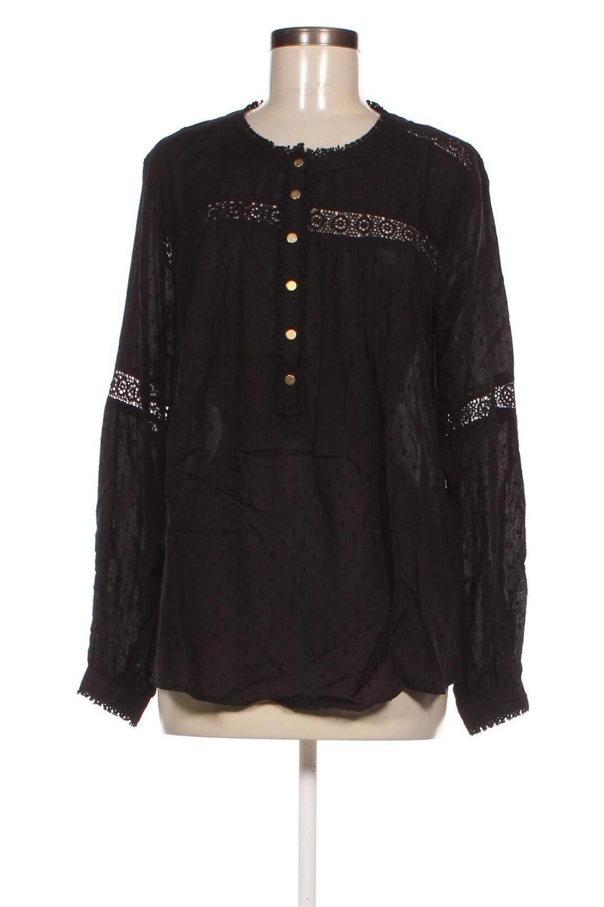 Дамска блуза Ltb, Размер L, Цвят Черен, Цена 10,80 лв.