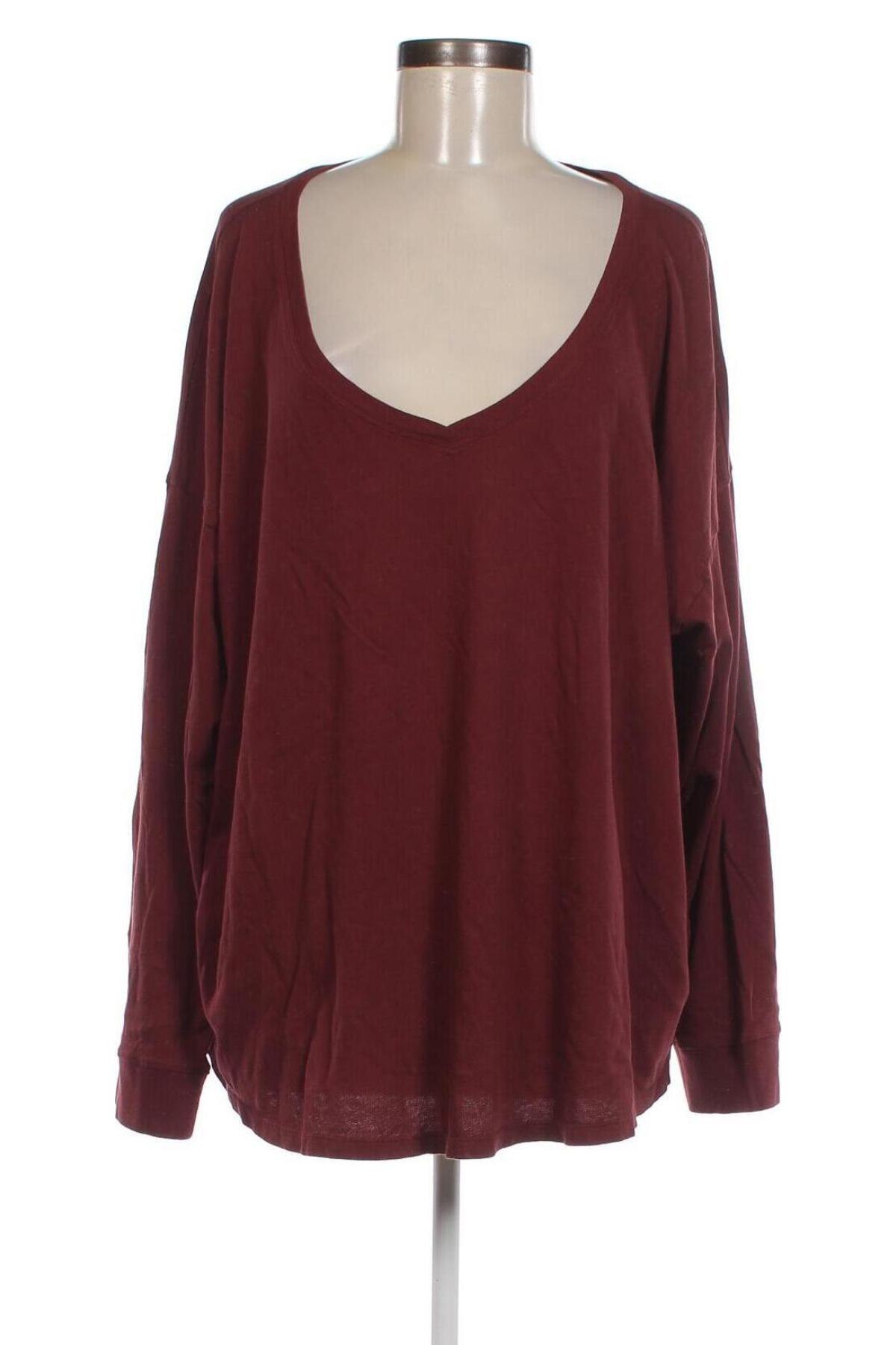 Дамска блуза Madewell, Размер 3XL, Цвят Червен, Цена 92,82 лв.