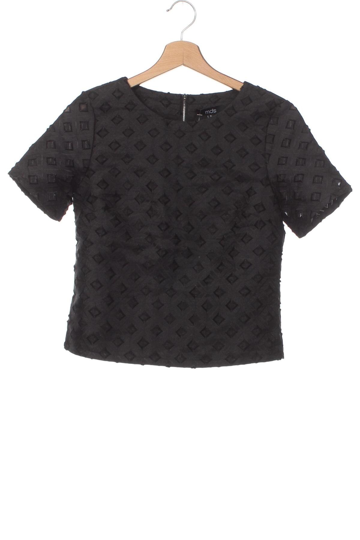 Γυναικεία μπλούζα Mds, Μέγεθος S, Χρώμα Μαύρο, Τιμή 4,00 €