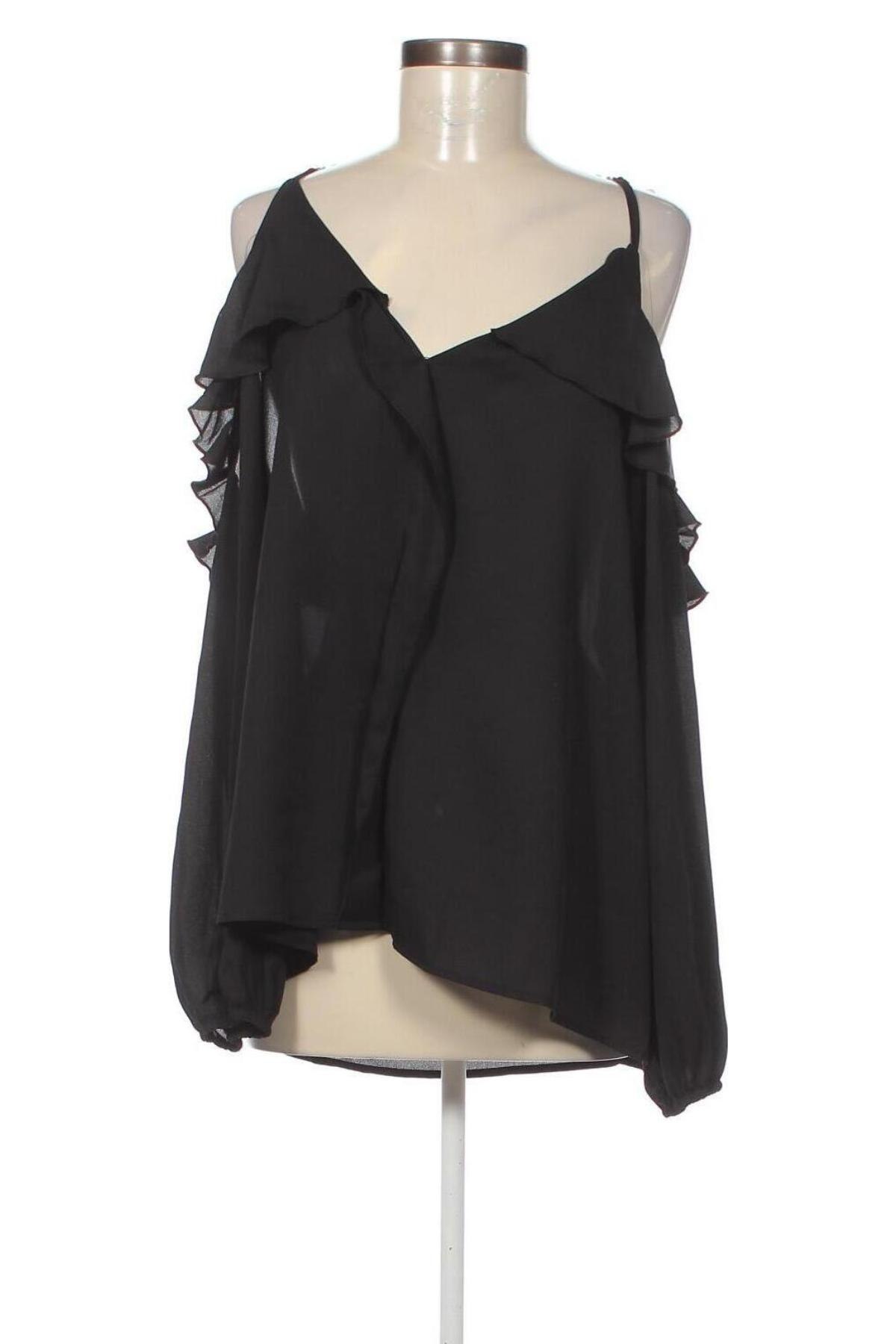 Дамска блуза Meaneor, Размер XXL, Цвят Черен, Цена 15,96 лв.