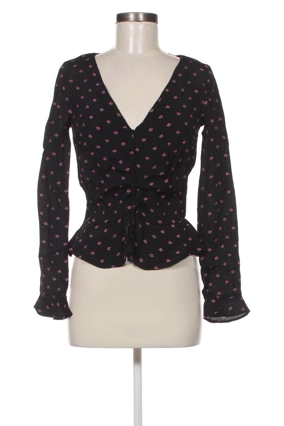 Дамска блуза Miss Selfridge, Размер XS, Цвят Черен, Цена 11,34 лв.
