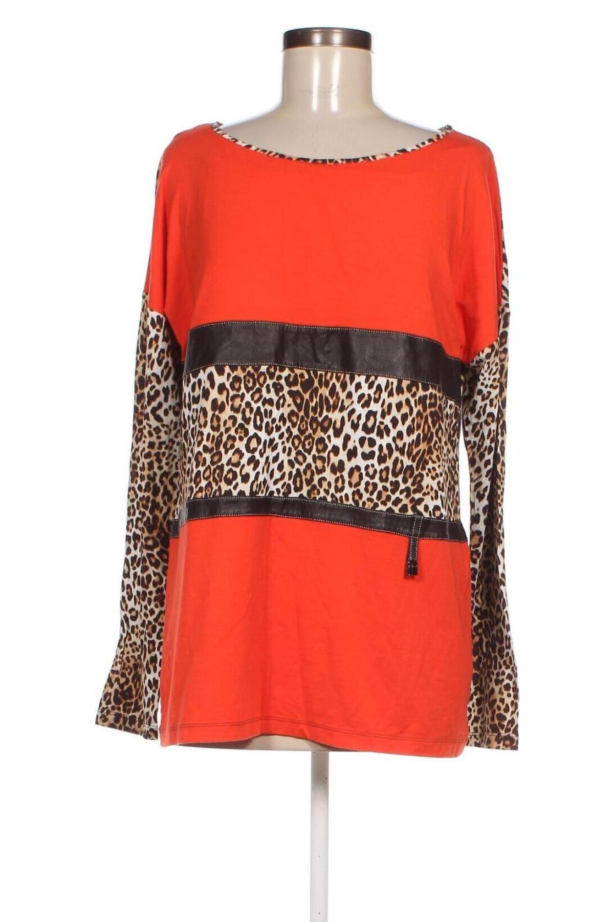 Γυναικεία μπλούζα Monica Magni, Μέγεθος XL, Χρώμα Πολύχρωμο, Τιμή 8,70 €