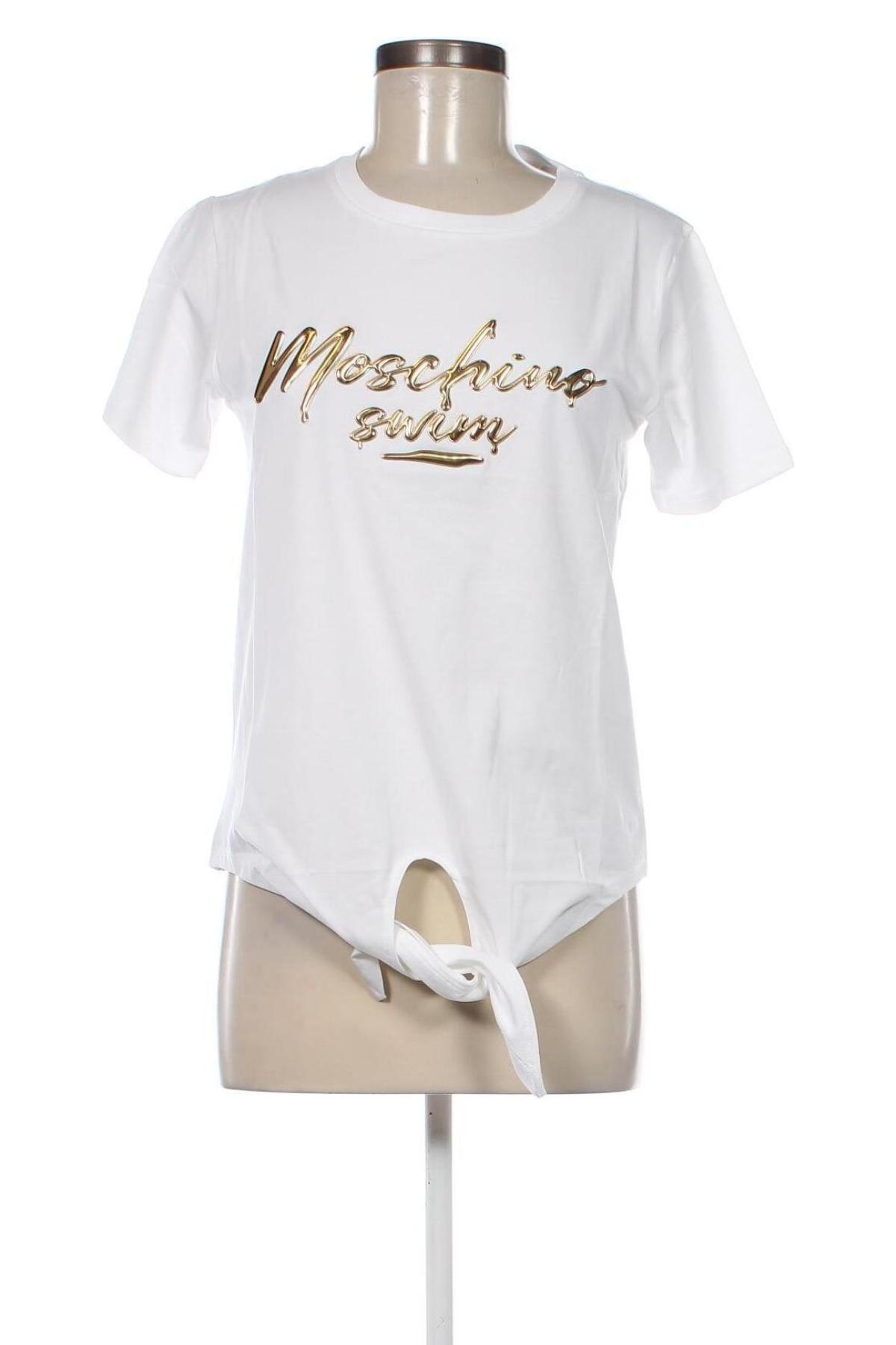 Γυναικεία μπλούζα Moschino Swim, Μέγεθος M, Χρώμα Λευκό, Τιμή 88,10 €