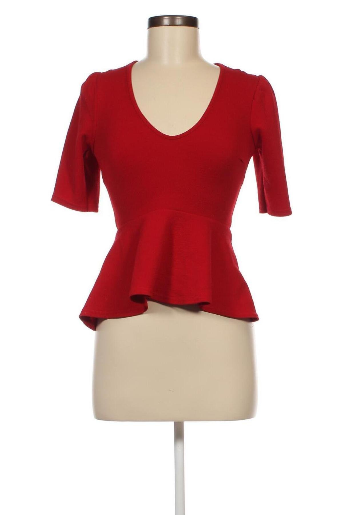 Γυναικεία μπλούζα New Look, Μέγεθος XS, Χρώμα Κόκκινο, Τιμή 4,67 €