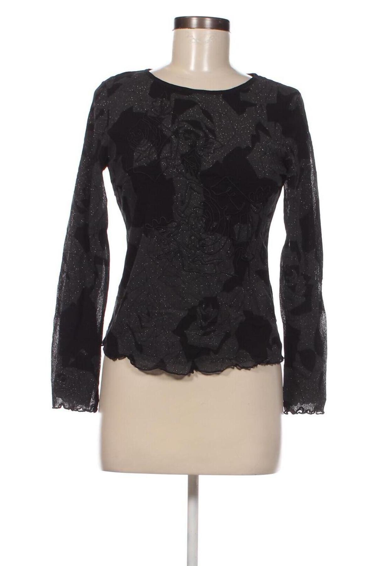 Дамска блуза Nice Connection, Размер M, Цвят Черен, Цена 33,15 лв.