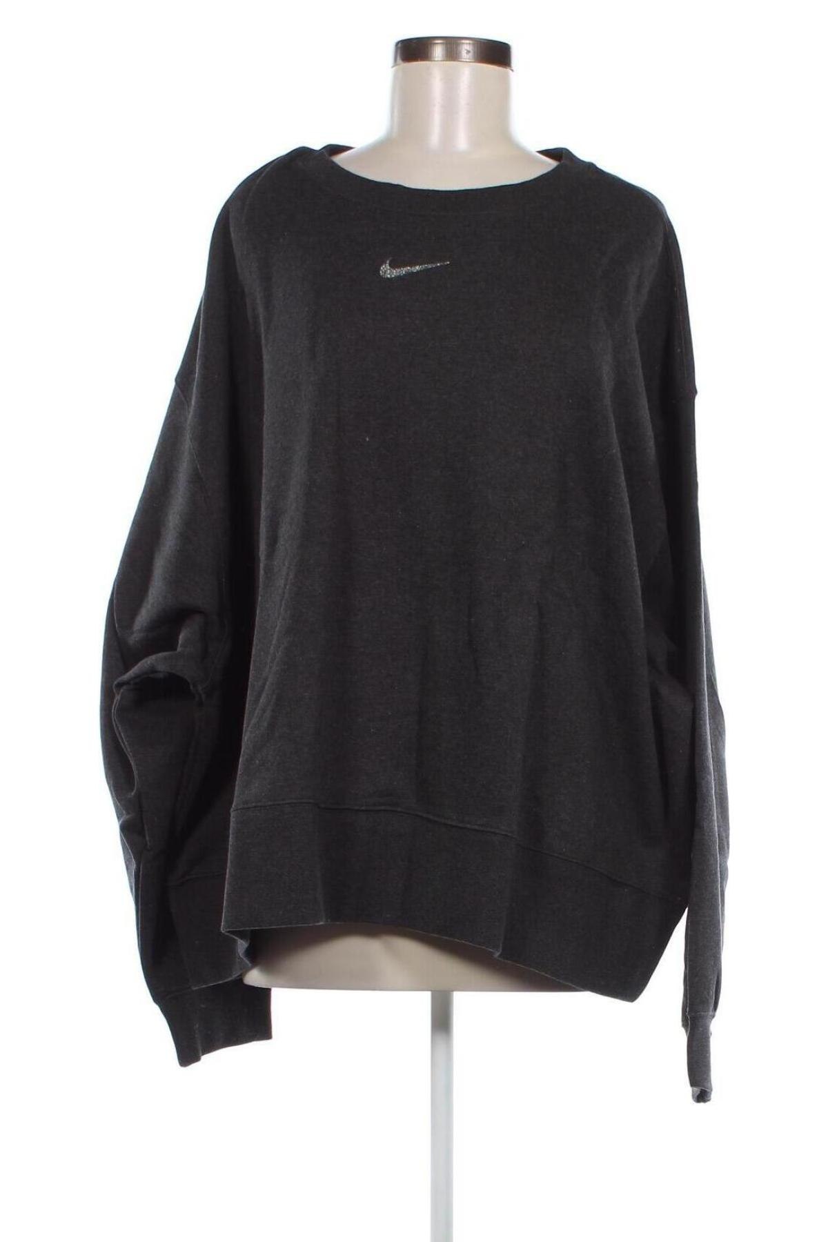Γυναικεία μπλούζα Nike, Μέγεθος 3XL, Χρώμα Γκρί, Τιμή 39,69 €