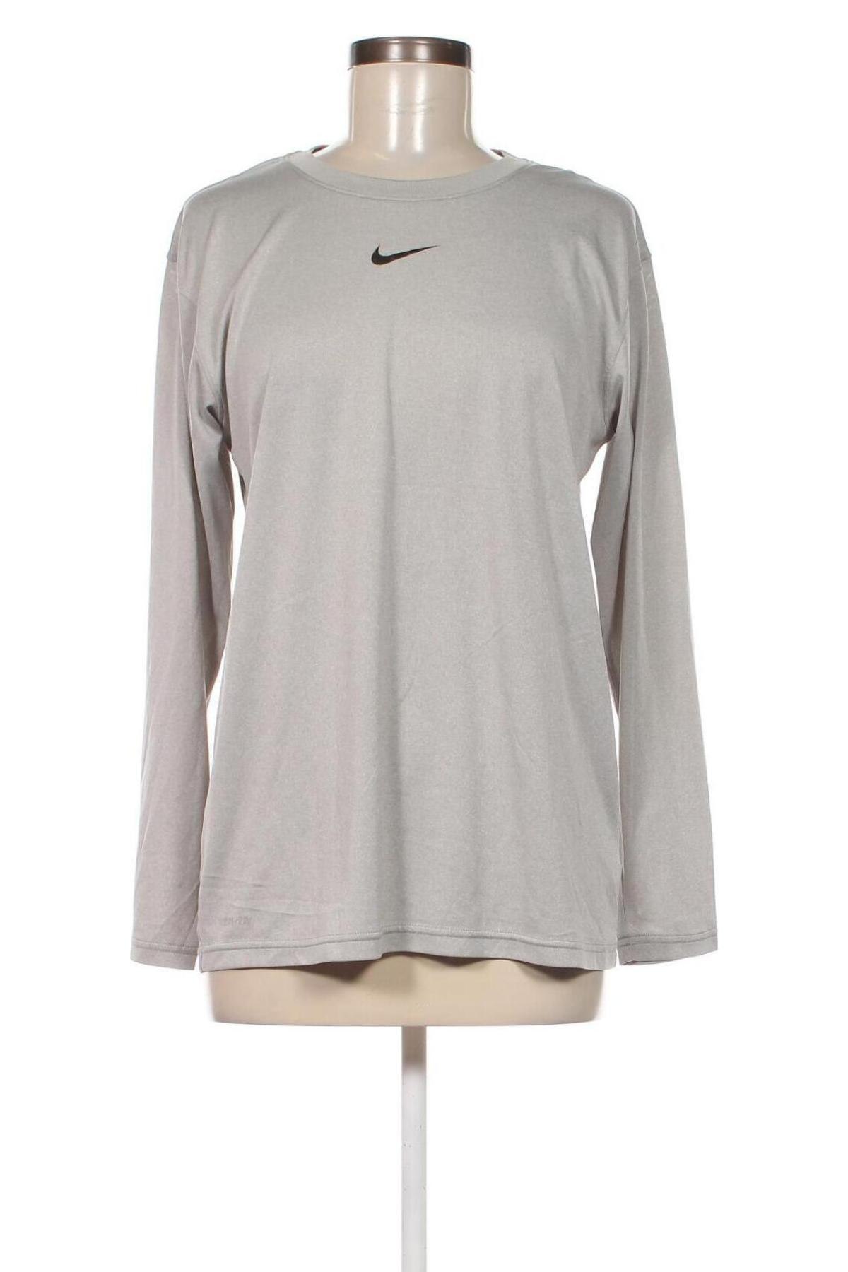 Γυναικεία μπλούζα Nike, Μέγεθος XL, Χρώμα Γκρί, Τιμή 17,94 €