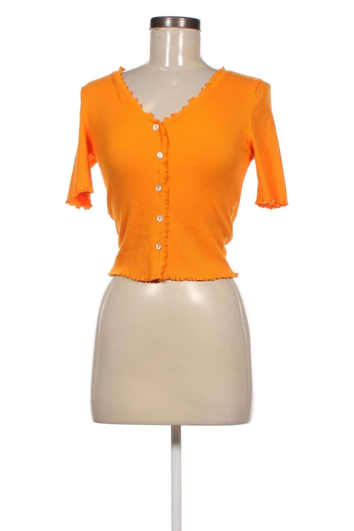 Дамска блуза ONLY, Размер S, Цвят Оранжев, Цена 8,80 лв.
