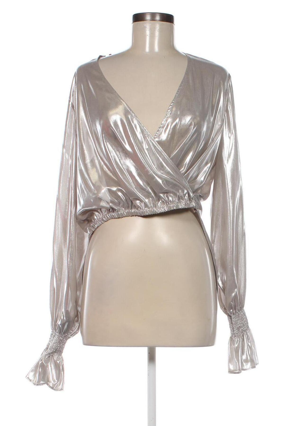 Дамска блуза Pinko, Размер S, Цвят Сив, Цена 192,01 лв.
