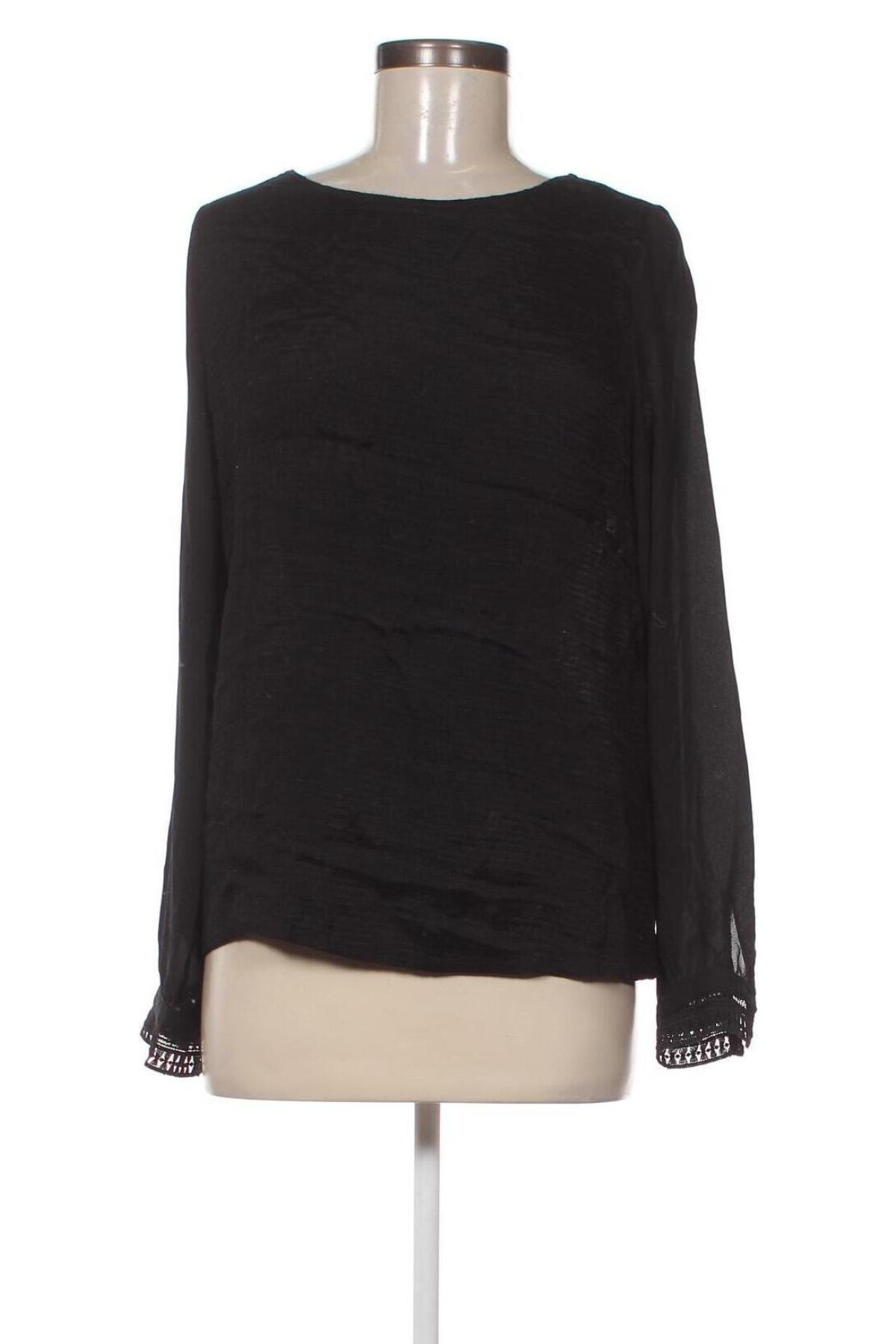 Γυναικεία μπλούζα Promod, Μέγεθος L, Χρώμα Μαύρο, Τιμή 3,95 €