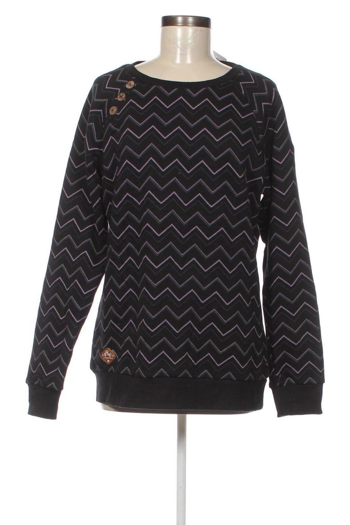 Γυναικεία μπλούζα Ragwear, Μέγεθος XL, Χρώμα Μαύρο, Τιμή 10,76 €