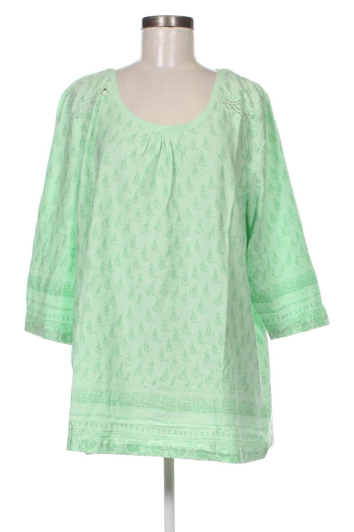 Дамска блуза Sheego, Размер XXL, Цвят Зелен, Цена 43,40 лв.