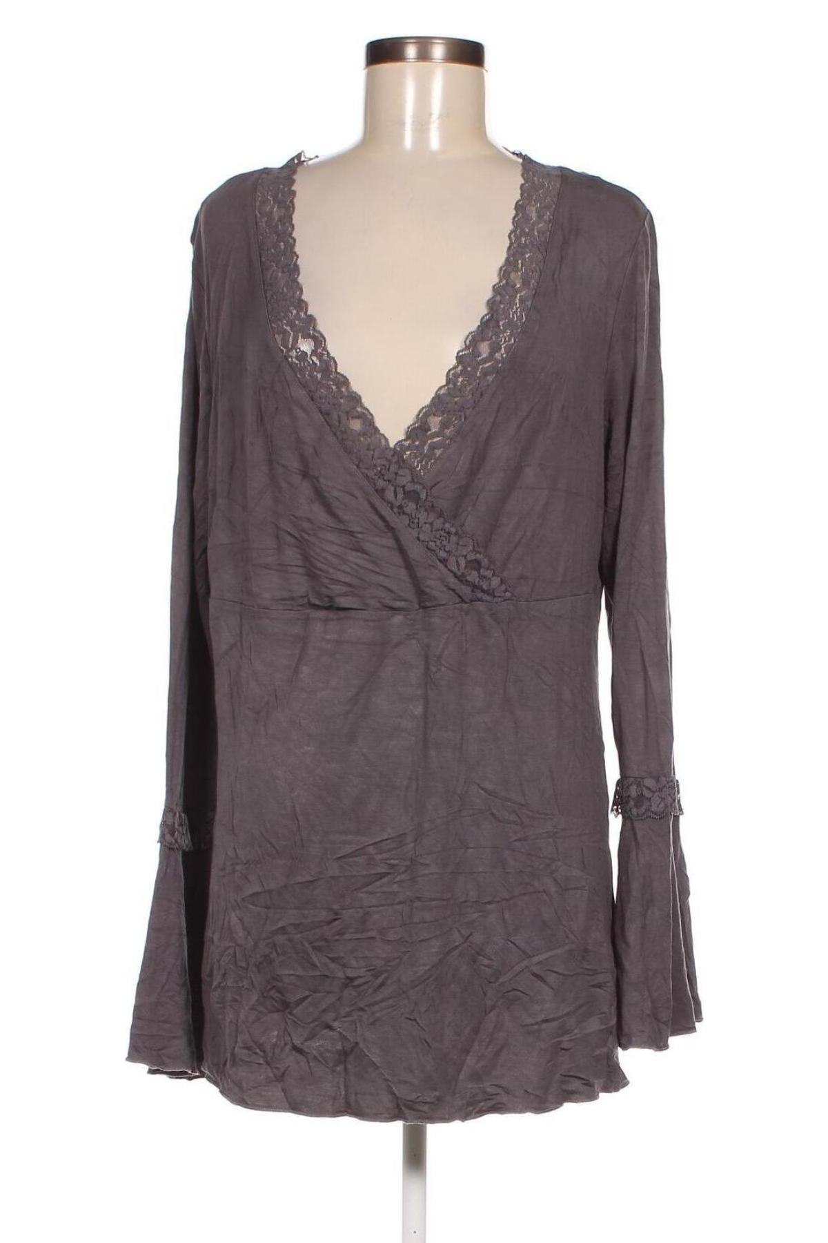 Γυναικεία μπλούζα Sheego, Μέγεθος XL, Χρώμα Γκρί, Τιμή 8,61 €