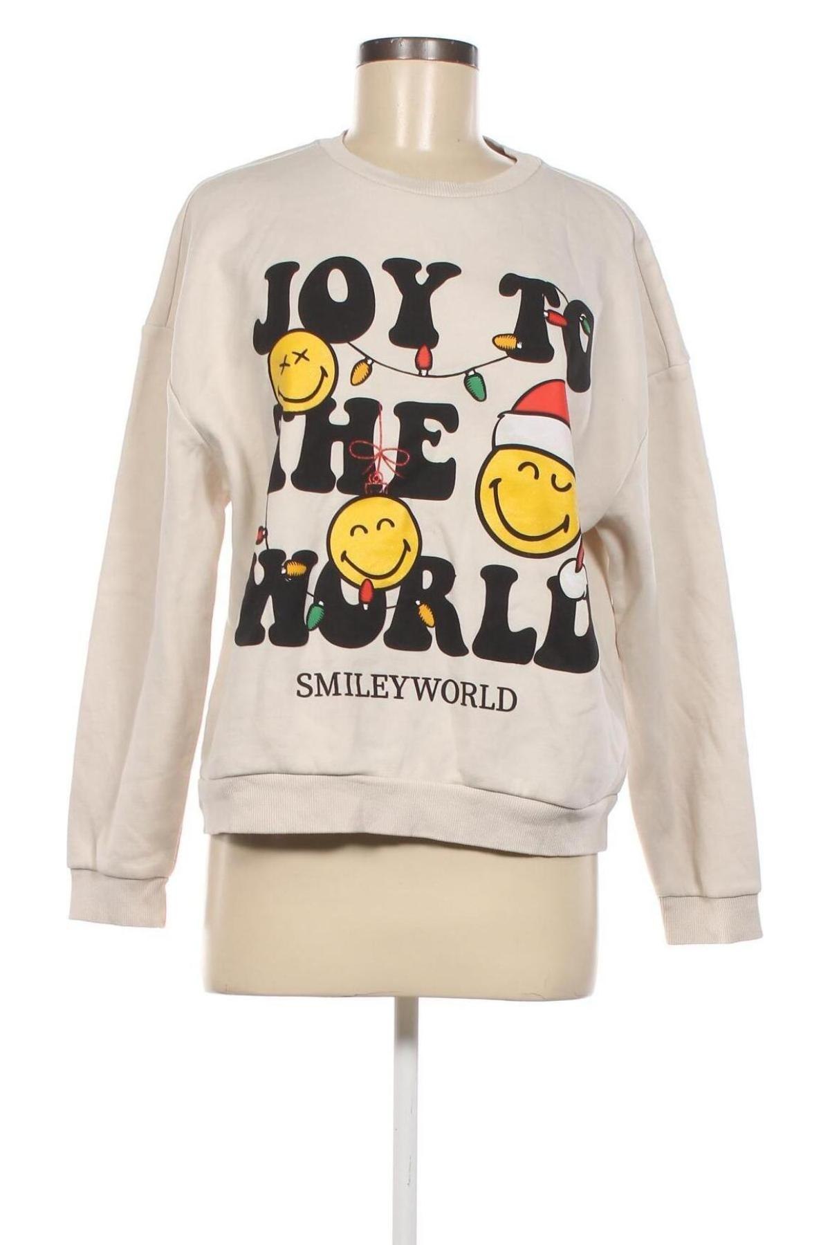 Damen Shirt Smiley World, Größe L, Farbe Ecru, Preis 7,14 €