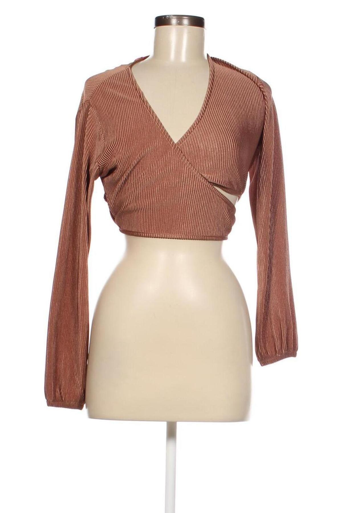 Дамска блуза South Beach, Размер M, Цвят Кафяв, Цена 14,40 лв.