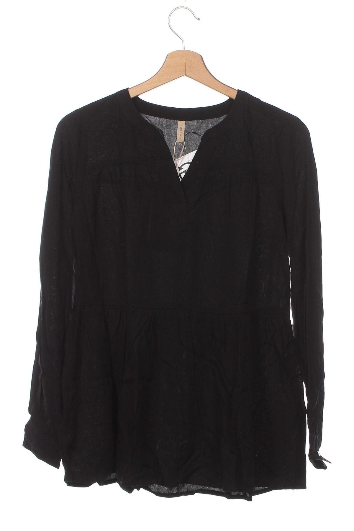 Γυναικεία μπλούζα Soya Concept, Μέγεθος XS, Χρώμα Μαύρο, Τιμή 11,13 €