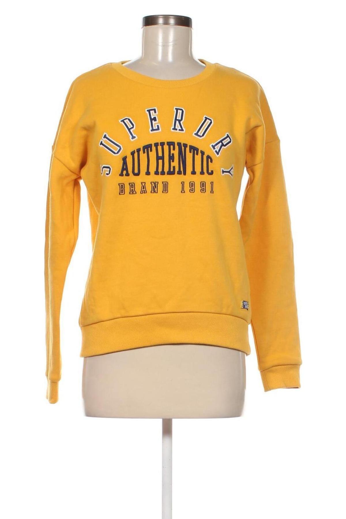 Γυναικεία μπλούζα Superdry, Μέγεθος M, Χρώμα Κίτρινο, Τιμή 10,02 €