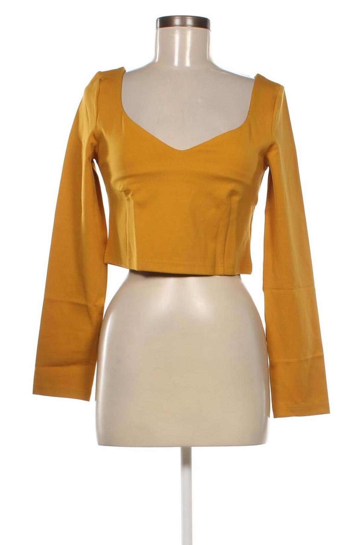 Дамска блуза Unique 21, Размер M, Цвят Жълт, Цена 14,40 лв.