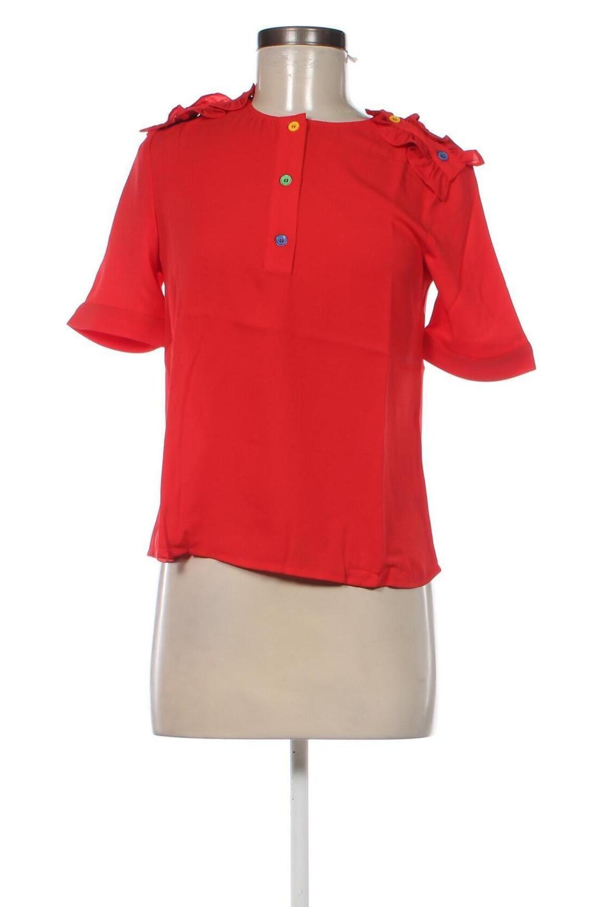 Γυναικεία μπλούζα United Colors Of Benetton, Μέγεθος XS, Χρώμα Κόκκινο, Τιμή 6,31 €