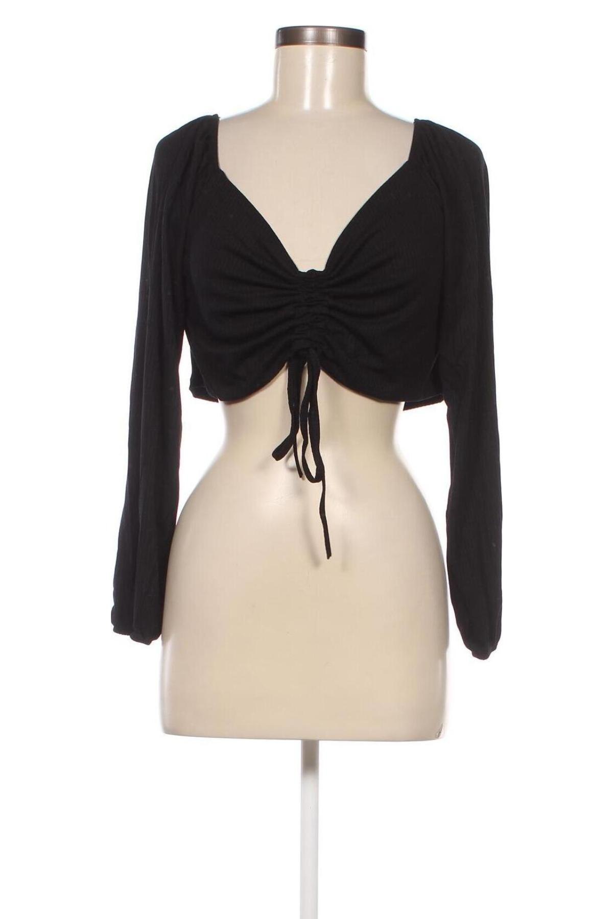 Γυναικεία μπλούζα Wal G, Μέγεθος XL, Χρώμα Μαύρο, Τιμή 18,93 €